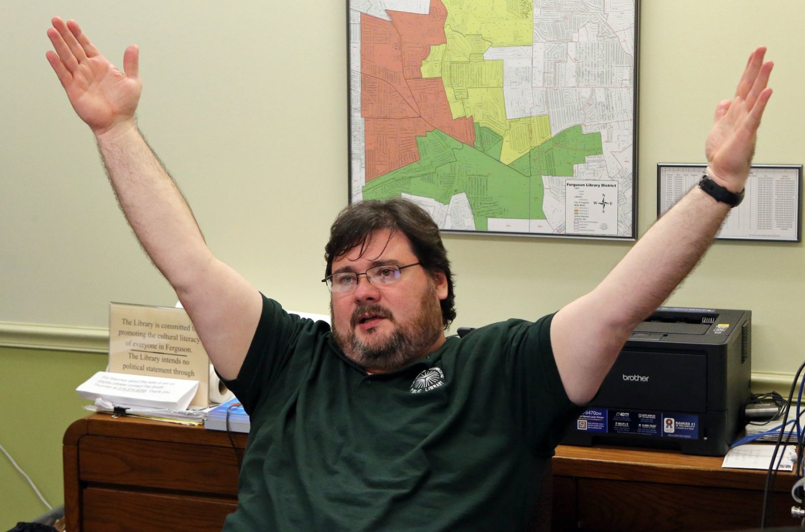 Ferguson library a sanctuary during unrest